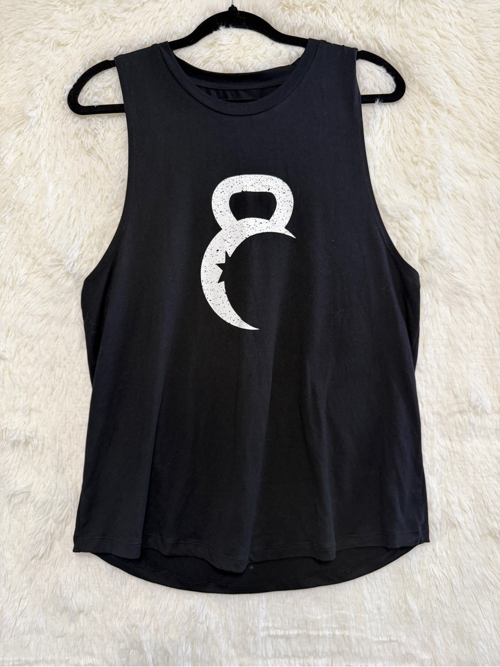 Zyia Active Womens Kettle Moon Tank Top Size XL Black Gym Workout Yoga Fitness